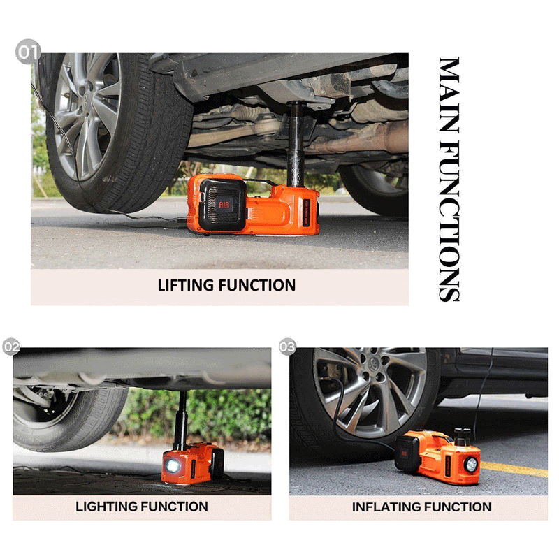 Bestsellrz®  3 in 1 Electric Hydraulic Floor Jack Impact Wrench and Air Pump Car Jacks Veload™