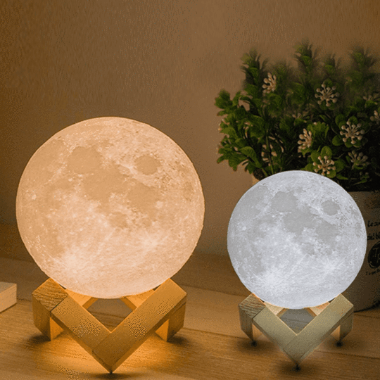 Bestsellrz® 3d Moon Lamp Glowing Printed Night light - Lunaglo™ LED Night Lights Lunaglo™