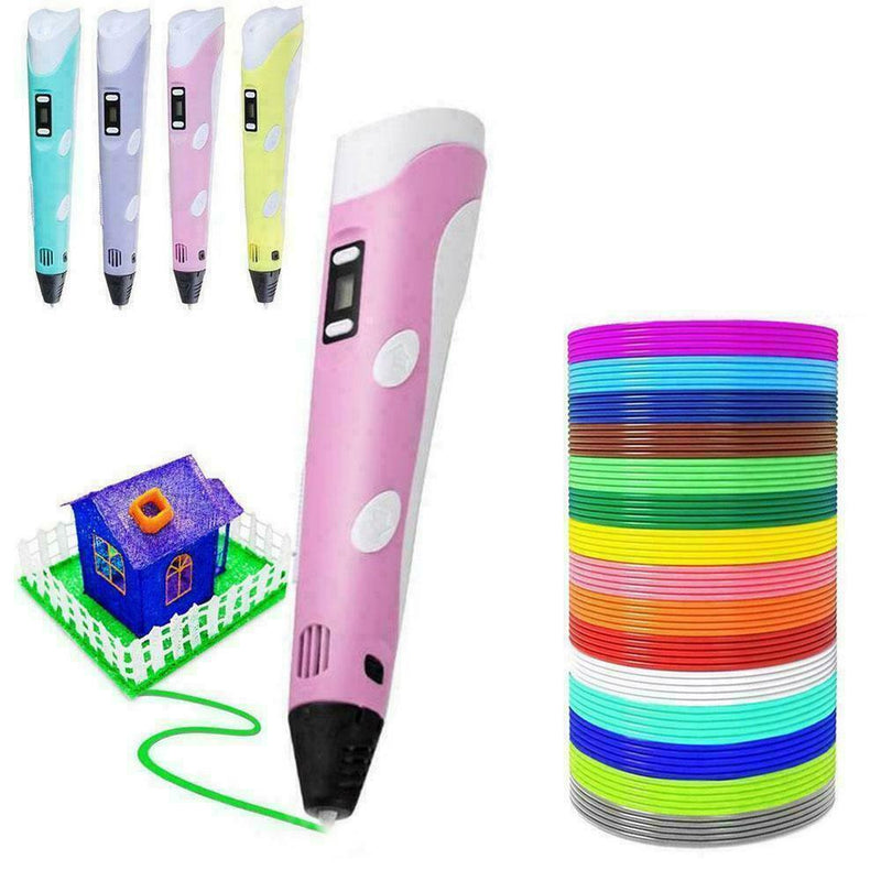 Baluue 10 Pcs 3d Pen for Kids 3d Pens for Kids and Adults 3d Doodler Pen  Refills 3d Filament 3d Printing Materials 3d Printer Filament Rainbow Pla