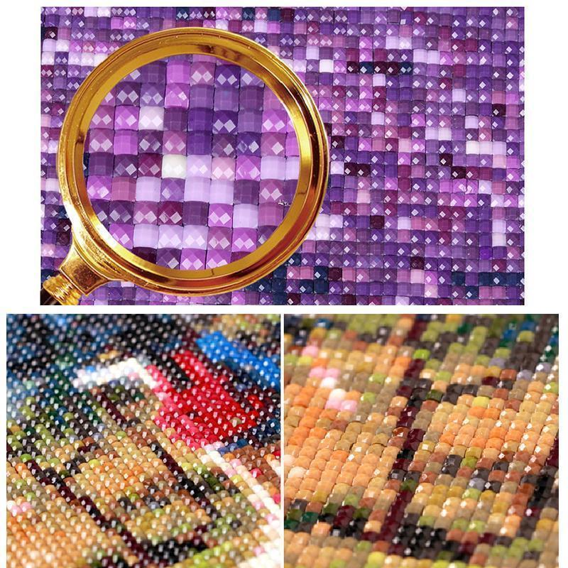 DIY Purple Diamond Painting Accessories 5D Diamond Painting Cross