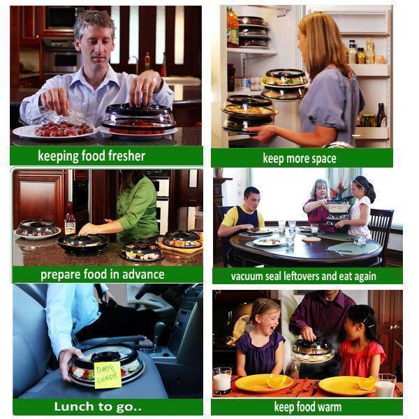 Bestsellrz® Airtight food Saver Lid Vacuum Food Sealer Fresh-keeping Lids Vaclid™