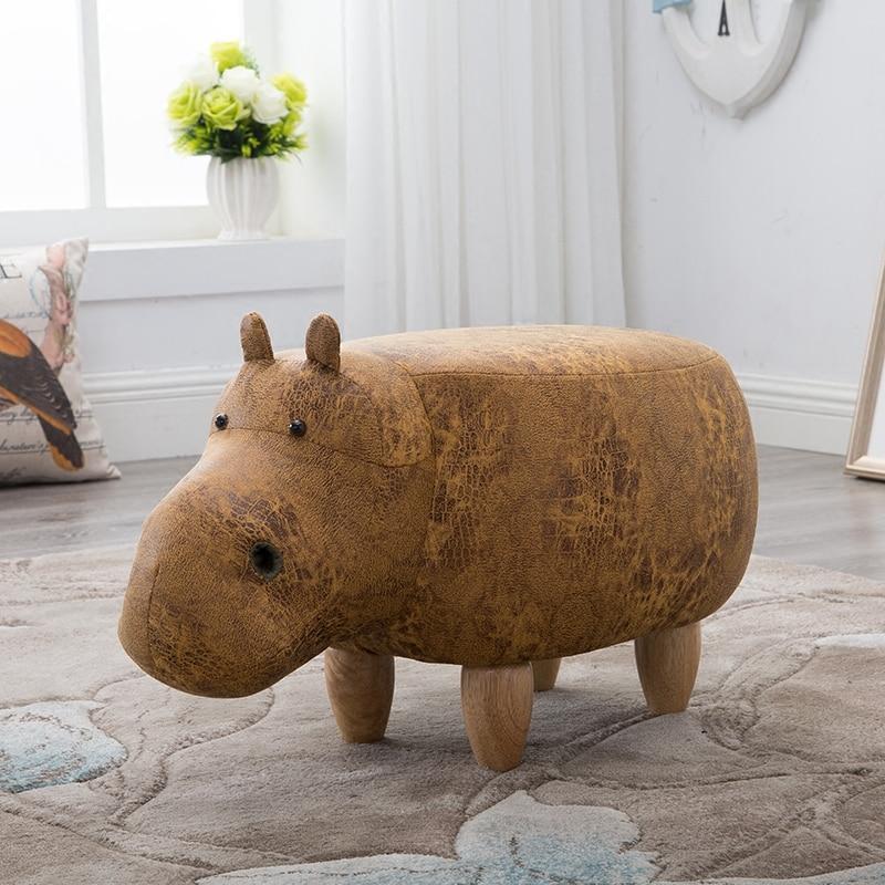 Bestsellrz® Animal Hippo Storage Ottoman Stool - Happy-Hippo™ Stools & Ottomans Gold Standard Happy-Hippo™