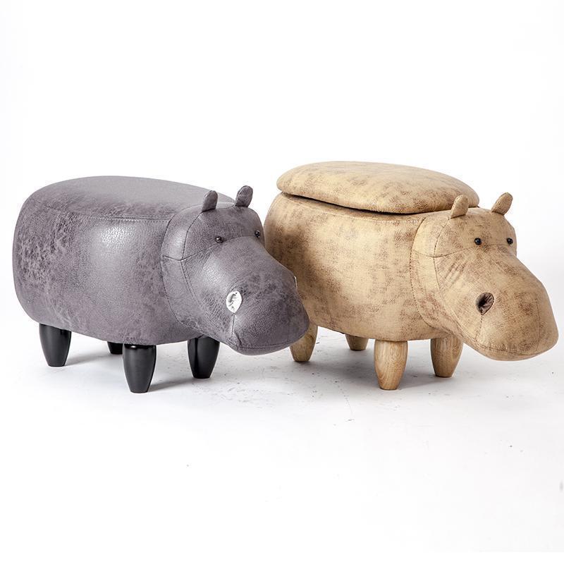 Bestsellrz® Animal Hippo Storage Ottoman Stool - Happy-Hippo™ Stools & Ottomans Happy-Hippo™