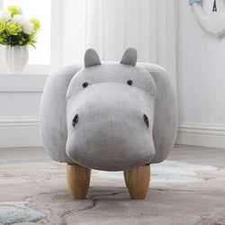 Bestsellrz® Animal Hippo Storage Ottoman Stool - Happy-Hippo™ Stools & Ottomans White Standard Happy-Hippo™