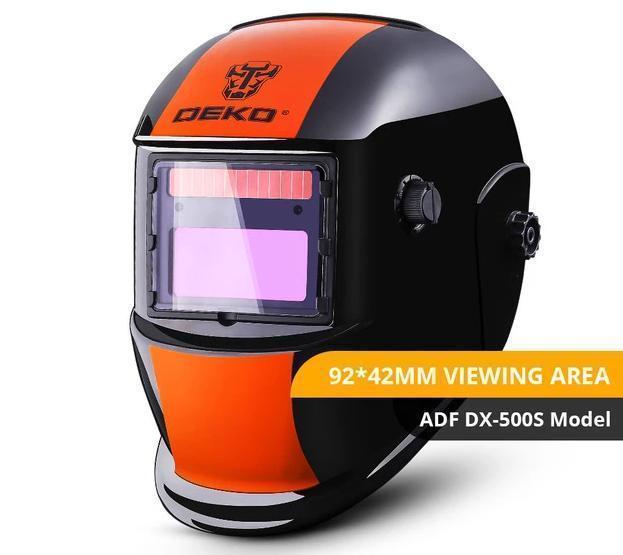 Bestsellrz® Auto Darkening Welding Helmet Solar Powered Mask Lightweight - Armoxo™ Auto Darkening Helmet Orange-Black Simplified Armoxo™