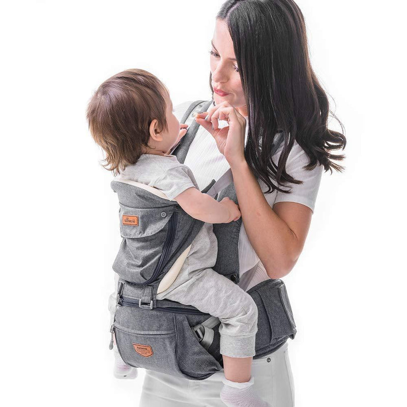Bestsellrz® Baby Carrier Wrap Newborn Sling for Men and Women - Cradlex™ Pro Baby Carriers Gray Cradlex™ Pro