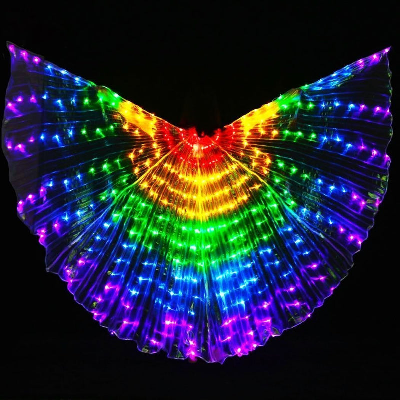 Bestsellrz® Butterfly Fairy Led Dancing Wings Glowing Light Up Cape - Iluminair™ LED Rainbow Wings Multi / Onesize Iluminair™