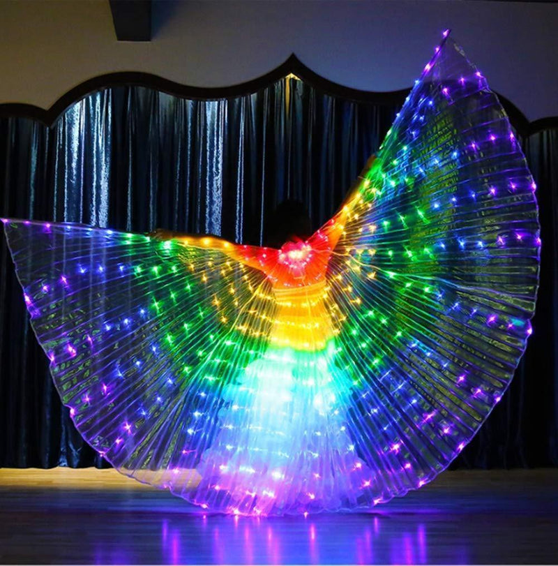 Bestsellrz® Butterfly Fairy Led Dancing Wings Glowing Light Up Cape - Iluminair™ LED Rainbow Wings Multi / Onesize Iluminair™