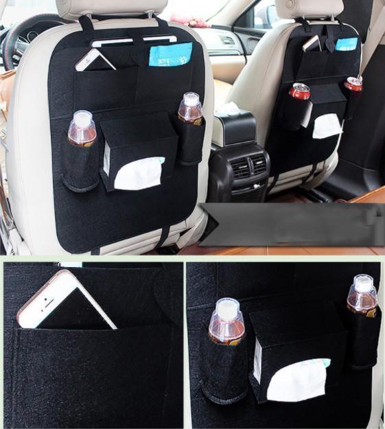 Bestsellrz® Car Back Seat Organizer Car Storage Hanging Seat - CleanCar™ Car Seat Organizer Black CleanCar™ - Backseat Organizer