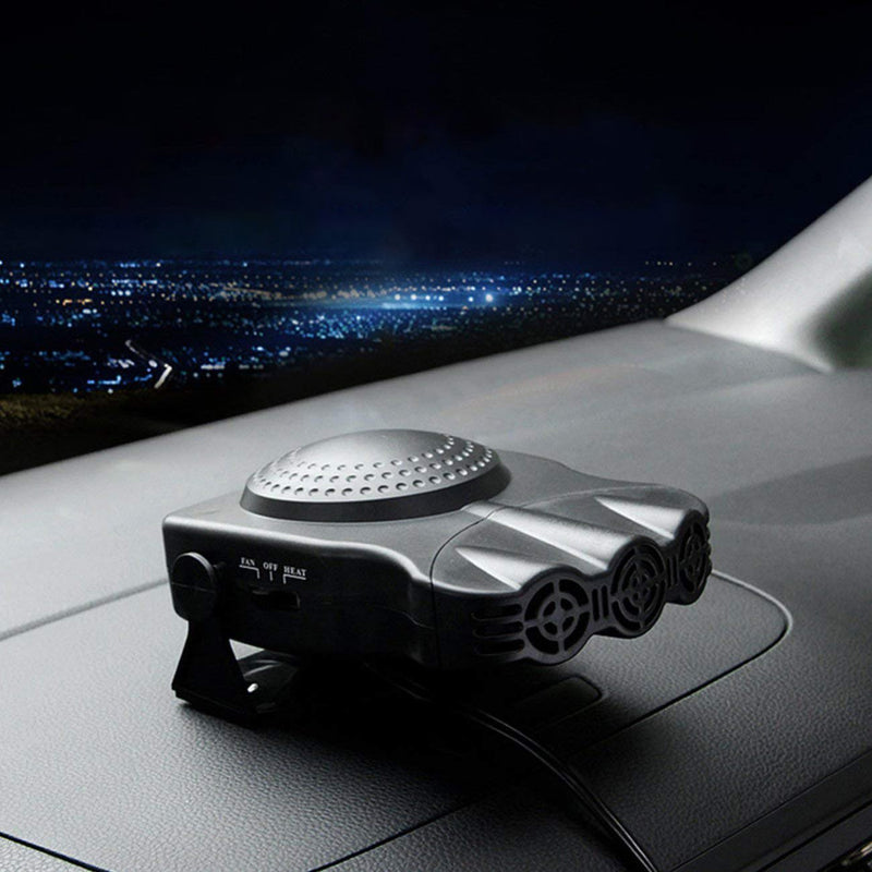 Bestsellrz® Car Defogger Heater In-Car Windshield  Defroster Portable Car Fan - Carzix™ Heating & Fans Black Carzix™
