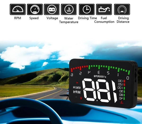 Bestsellrz® Car Head Up Display HUD Projector Device - Vuflector™ Head-up Display Without Reflector Vuflector™