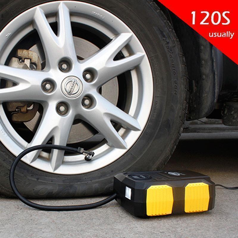 Bestsellrz® Car Mini Air Pump Tyres Inflator Smallest Air Compressor 12V Pump - MagicFlo™ Inflatable Pump MagicFlo™ - Air Pump