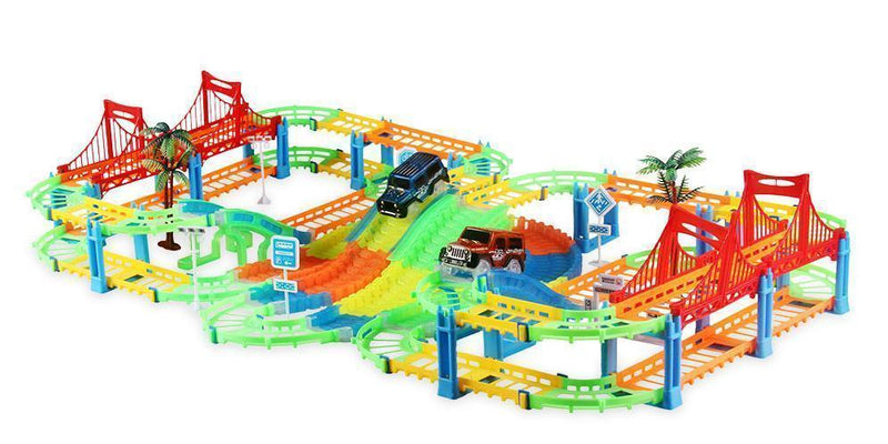 Bestsellrz® Car Race Track Toy Kids Racing Track Game Toddler Toys - SupaCircuit™ Diecasts & Toy Vehicles Set 4 SupaCircuit™