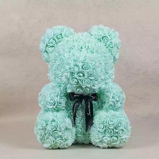 Bestsellrz® Cute Teddy Bear Toy Lovely Rose Bear Soft Toy - Snooxi™ Rose Bear Mint / 25cm Snooxi™
