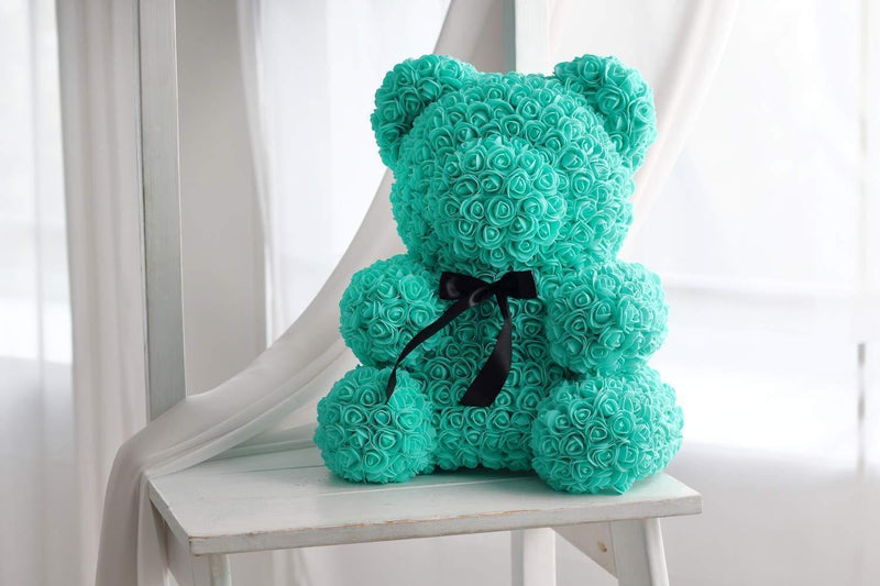 Bestsellrz® Cute Teddy Bear Toy Lovely Rose Bear Soft Toy - Snooxi™ Rose Bear Tiffany / 25cm Snooxi™