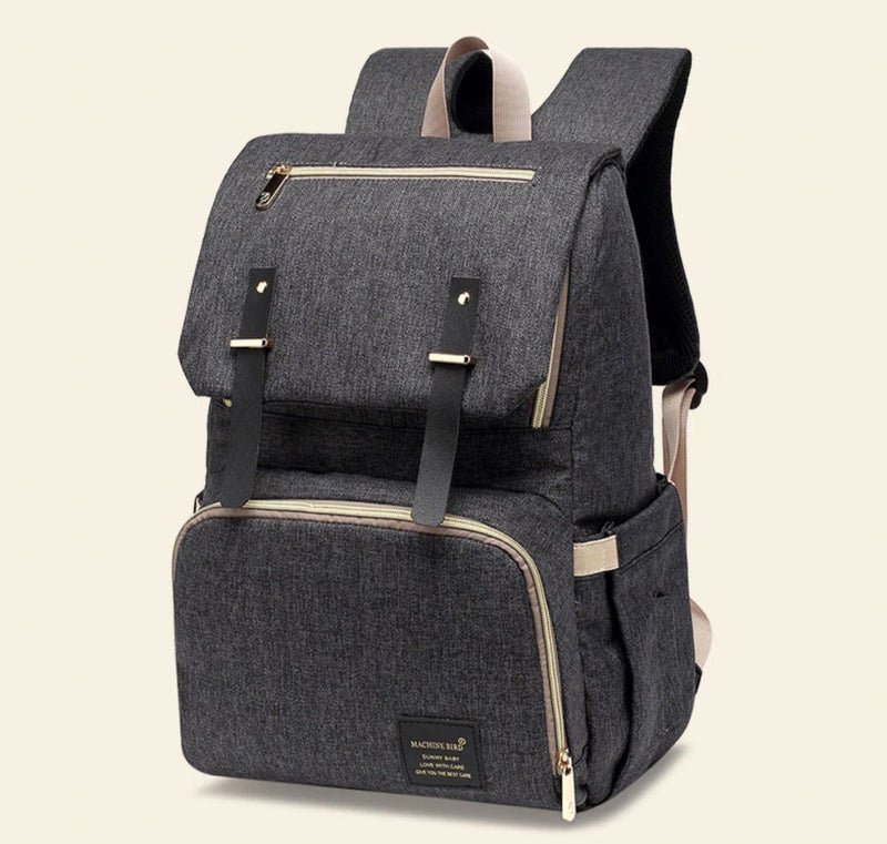 Bestsellrz® Diaper Bag Backpack Baby Waterproof Travel Bags For Mom - BratPack™ Diaper Bags Charcoal Black BratPack™