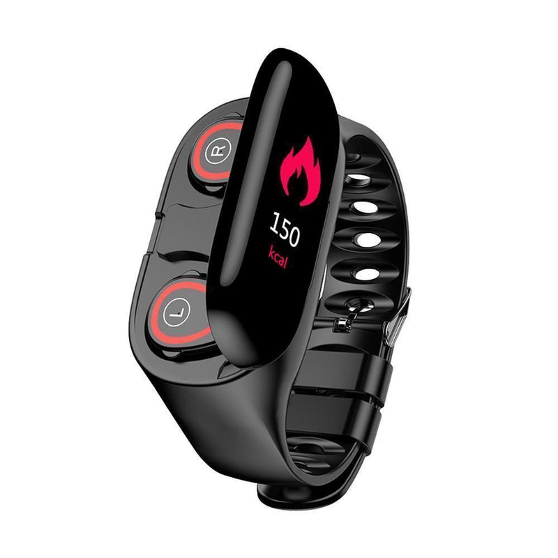 Bestsellrz® Digital Fitness Smart Watch for Phone with Earbuds - Trackbuds™ Smart Watches Trackbuds™