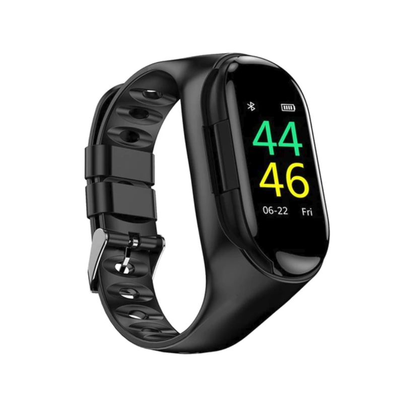 Bestsellrz® Digital Fitness Smart Watch for Phone with Earbuds - Trackbuds™ Smart Watches Trackbuds™