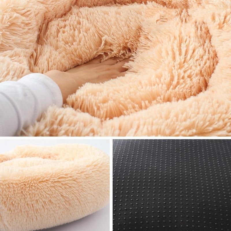 Bestsellrz® Dog Cat Beds Cute Waterproof Washable Faux Fur Bed - Cuddlio™ Pet Beds Apricot / 50x50cm Cuddlio™
