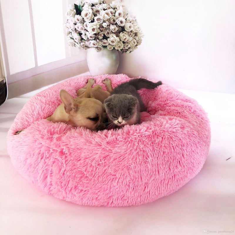 Bestsellrz® Dog Cat Beds Cute Waterproof Washable Faux Fur Bed - Cuddlio™ Pet Beds Pink / 50x50cm Cuddlio™