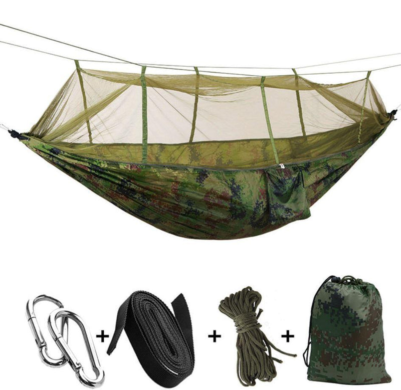 Bestsellrz® Double Camping Hammock With Mosquito Net - The Guardian™  Hammocks Camouflage The Guardian™ Hammock