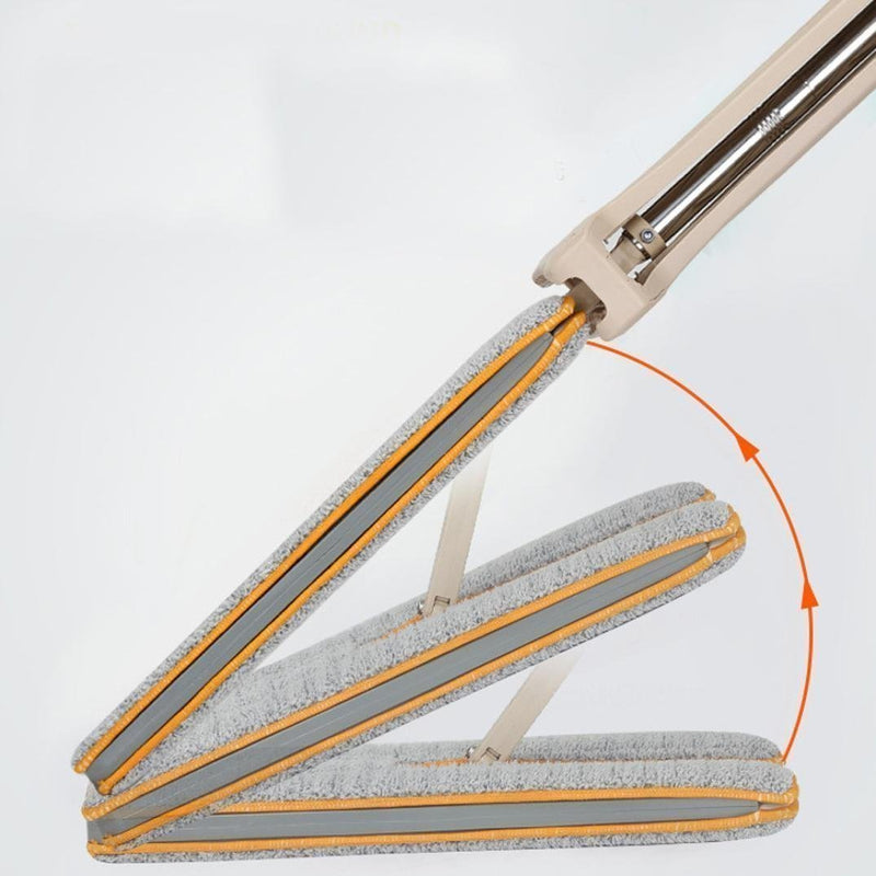 Bestsellrz® Double Sided Microfiber Flat Mop Self-Wringing Lazy Mop - Swipzer™  Mops Swipzer™