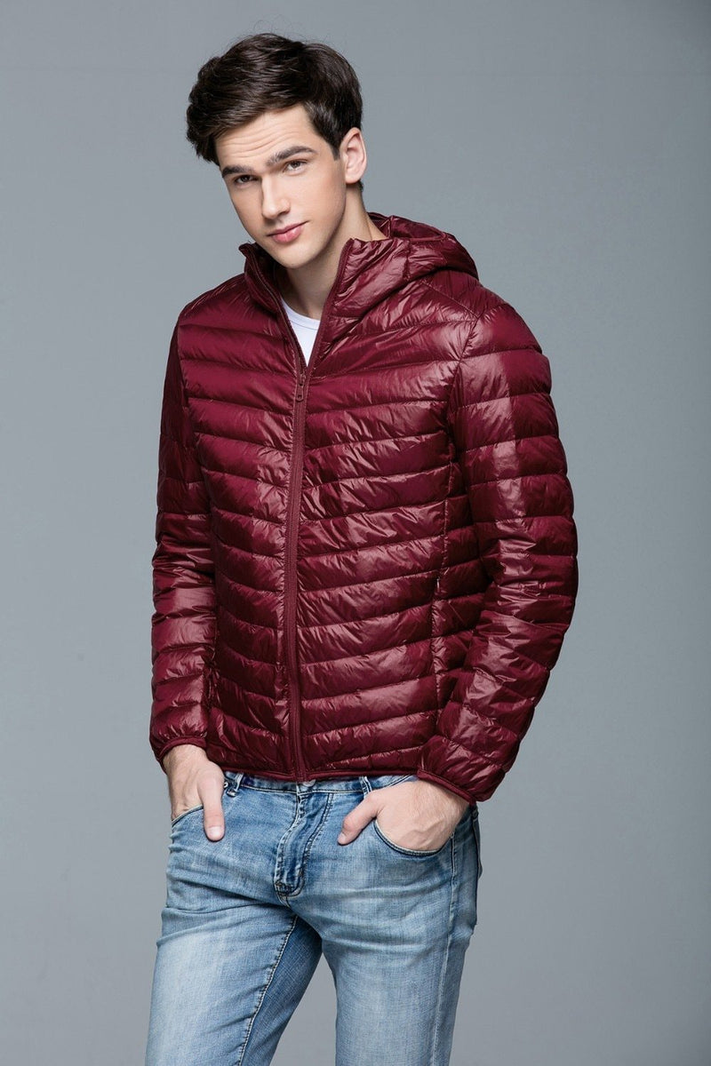 Bestsellrz® Down Puffer Bomber Winter Jacket Hoodie - Windyce™ Down Jackets Red / 3XS Windyce™