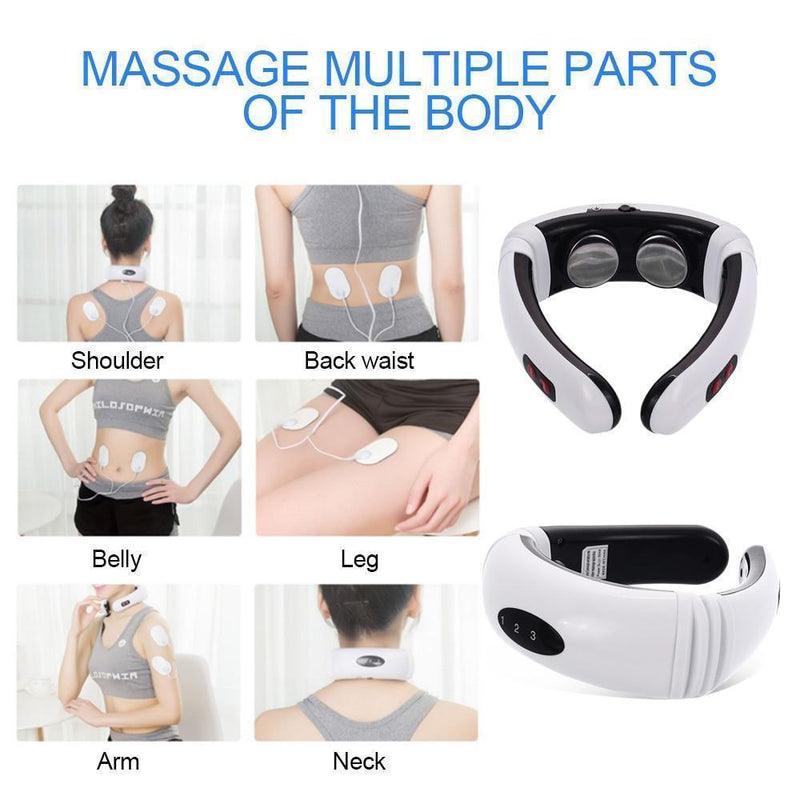 Bestsellrz® Electric Neck Massager Portable Heated Brace for Pain Relief -Cynovix™ Neck Massager Cynovix™