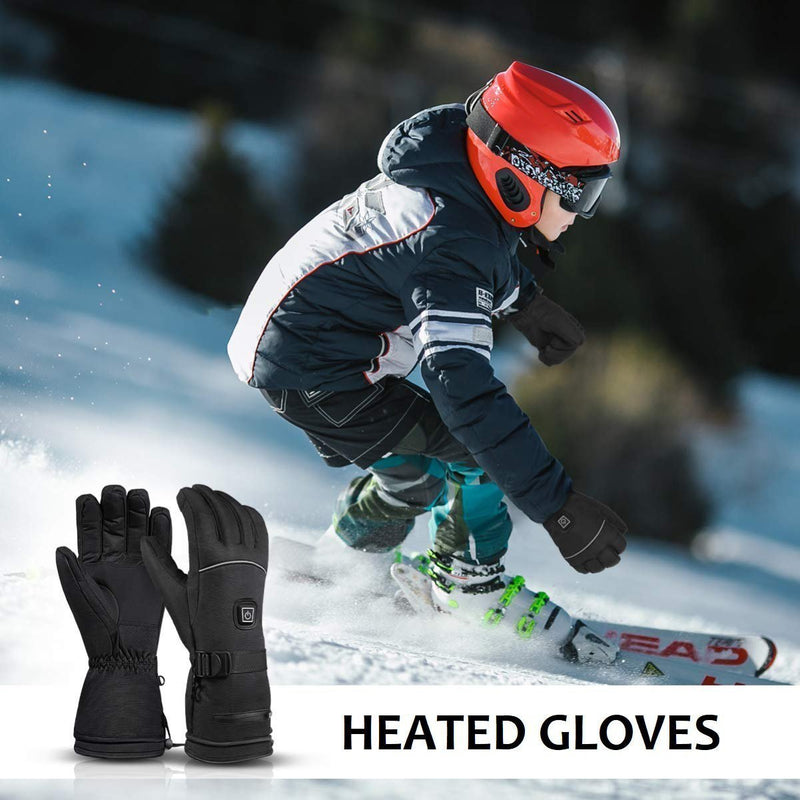 Bestsellrz® Electric Warm Thermal Heated Gloves Touch Screen Compatible - Glovarm™ Heated Gloves Black Glovarm™