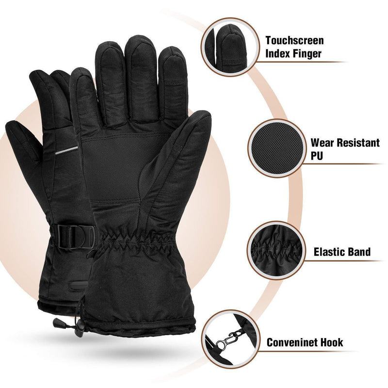 Bestsellrz® Electric Warm Thermal Heated Gloves Touch Screen Compatible - Glovarm™ Heated Gloves Black Glovarm™