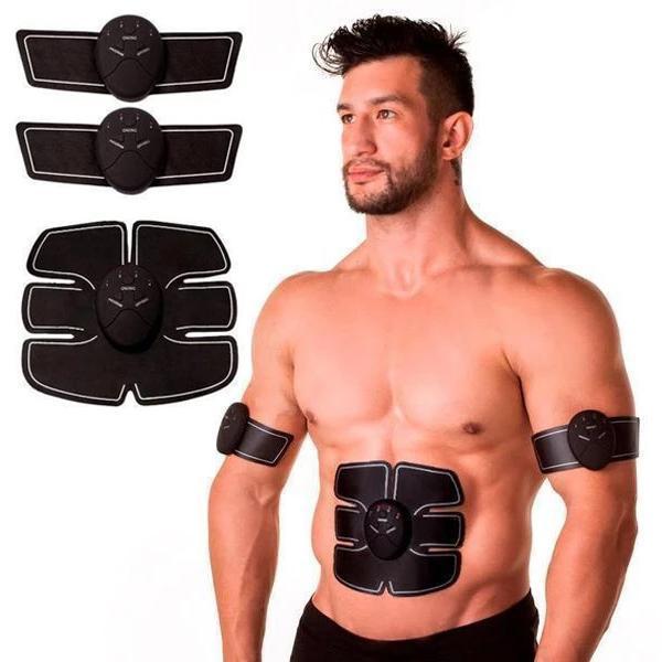 Bestsellrz® Electrical Muscle Stimulator Training Workout Abs Toner Belt - Pulsemor™ Massage & Relaxation Abs+Shoulder Trainer Pulsemor™