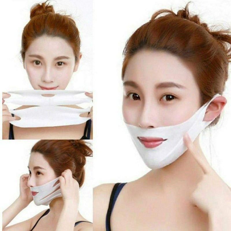 Bestsellrz® Face Jawline Slimming Mask V Shape Chin Wrap Face Lift Strap Band- Weatox™ Face Mask of 3 Weatox™