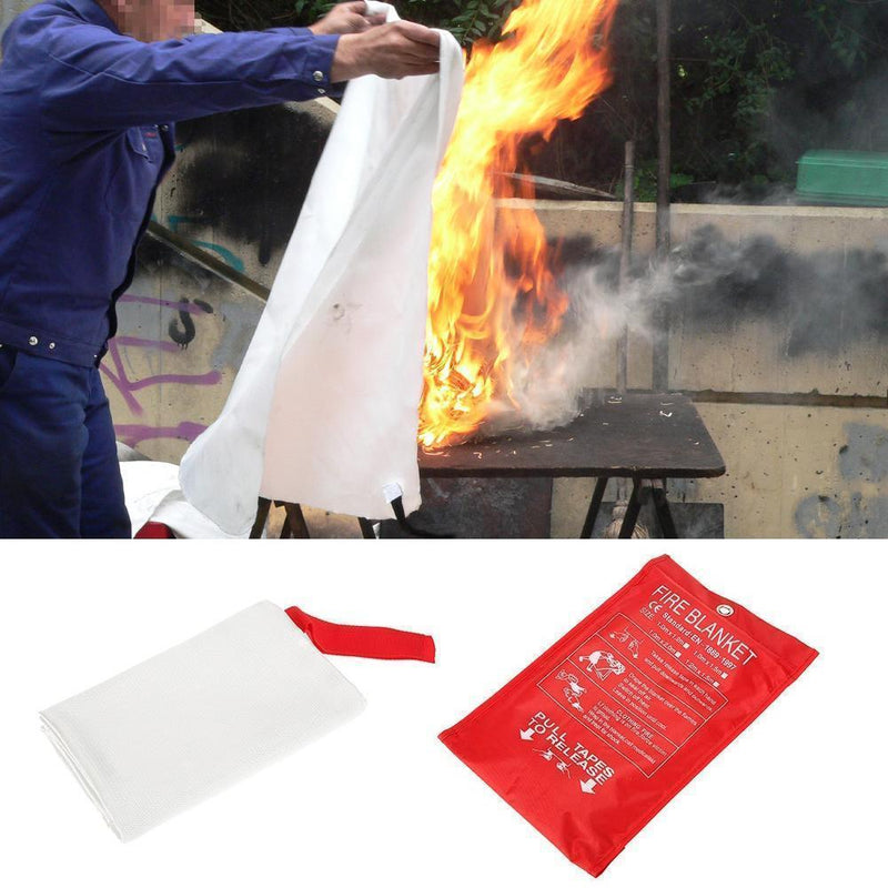 Bestsellrz® Fire Blanket Fireproof Flame Retardant Resistant Emergency Fiberglass Fire Blanket Flamity™