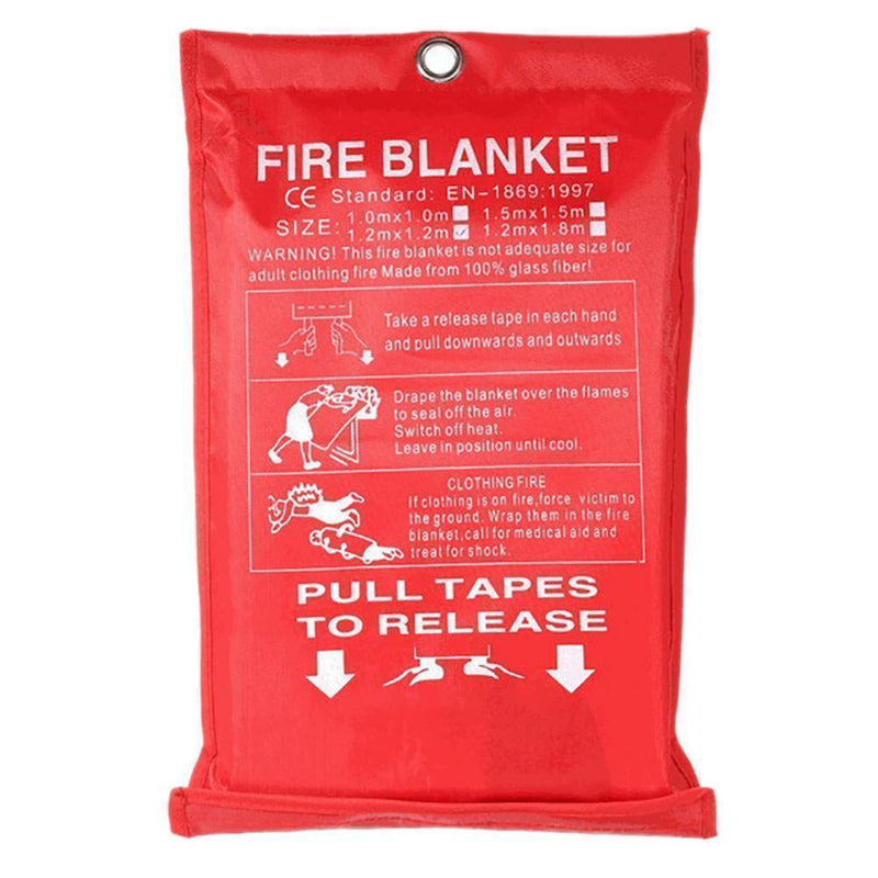 Bestsellrz® Fire Blanket Fireproof Flame Retardant Resistant Emergency Fiberglass Fire Blanket Flamity™