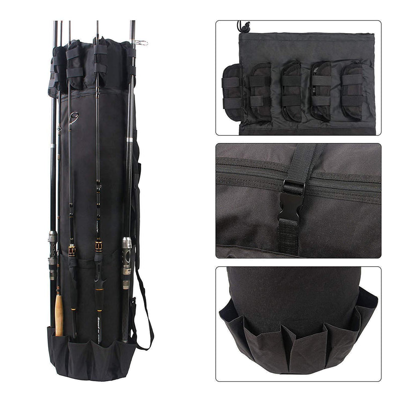 Bestsellrz® Fishing Rod Bag Case Tackle Backpack Waterproof - Fishing Rod Bag Fishing Bags Fishing Rod Bag