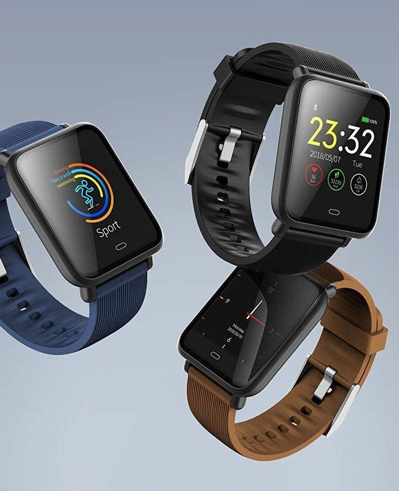 Bestsellrz® Fitness Activity Tracker Smartwatch Waterproof iOS Android -Fitsio™ Smart watches Brown Fitsio™