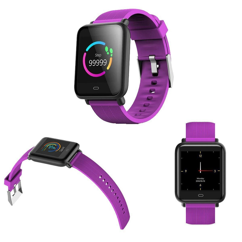 Bestsellrz® Fitness Activity Tracker Smartwatch Waterproof iOS Android -Fitsio™ Smart watches Purple Fitsio™