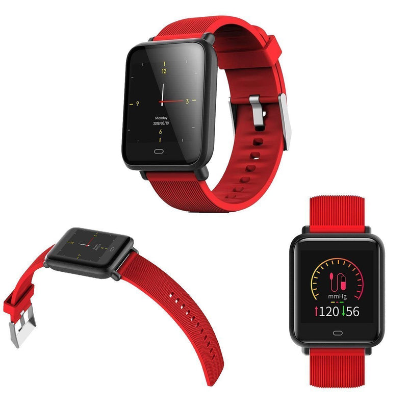 Bestsellrz® Fitness Activity Tracker Smartwatch Waterproof iOS Android -Fitsio™ Smart watches Red Fitsio™