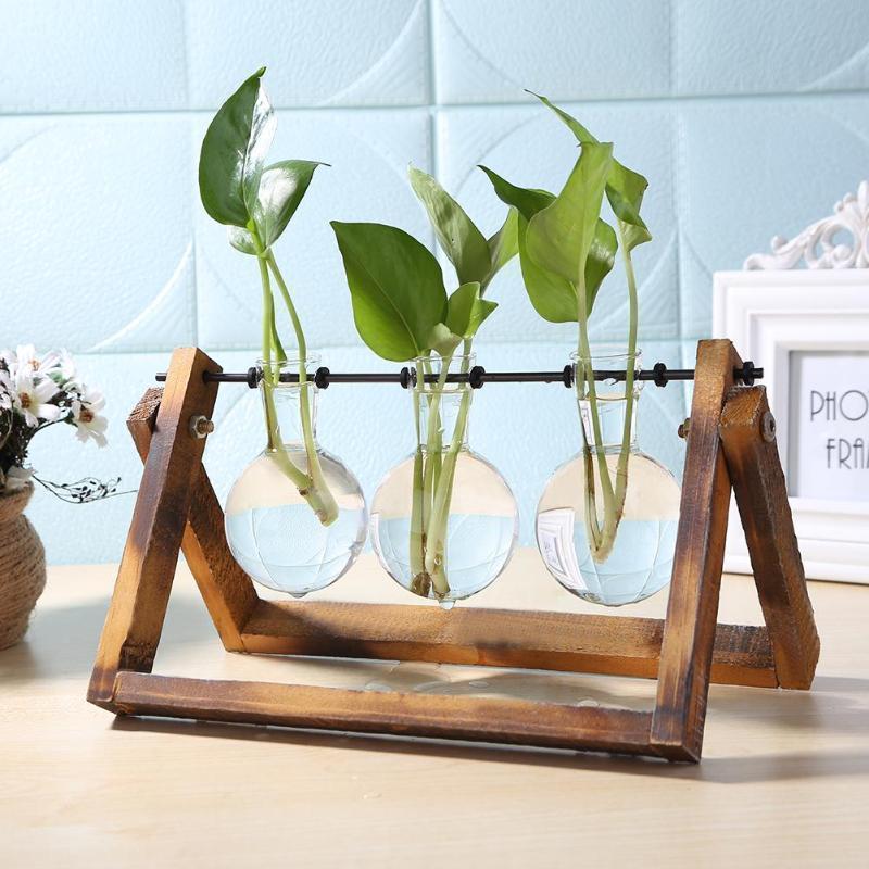 Bestsellrz® Glass Terrarium Hydroponic Plants Hanging Stand - Aquasci™ Flower Pots & Planters Large Aquasci™