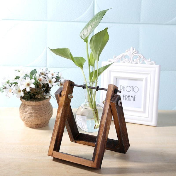 Bestsellrz® Glass Terrarium Hydroponic Plants Hanging Stand - Aquasci™ Flower Pots & Planters Small Aquasci™