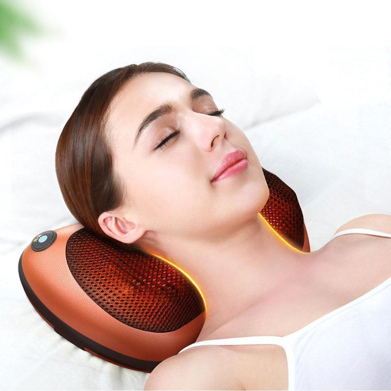 Bestsellrz® Heat Massage Device Neck Massager Pillow Shiatsu Back Massage - Intelli-Massage™ Massage & Relaxation UK Plug Intelli-Massage™