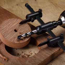 Bestsellrz® Hole Saw Cutter Circular Drill Bits for Wood Sheet Metal - Swizzar™ Hole Cutter Black Metal (300mm) Swizzar™