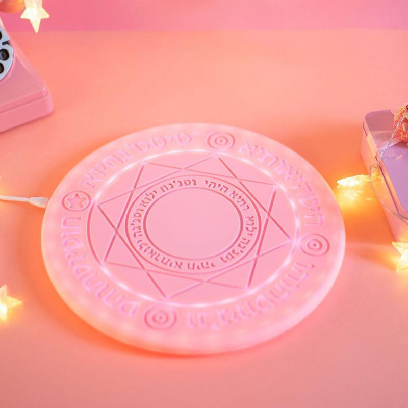 Bestsellrz® Inductive Magical QI Wireless Fast Charger - Powerix™  Smart Accessories 5W - Pink Powerix™