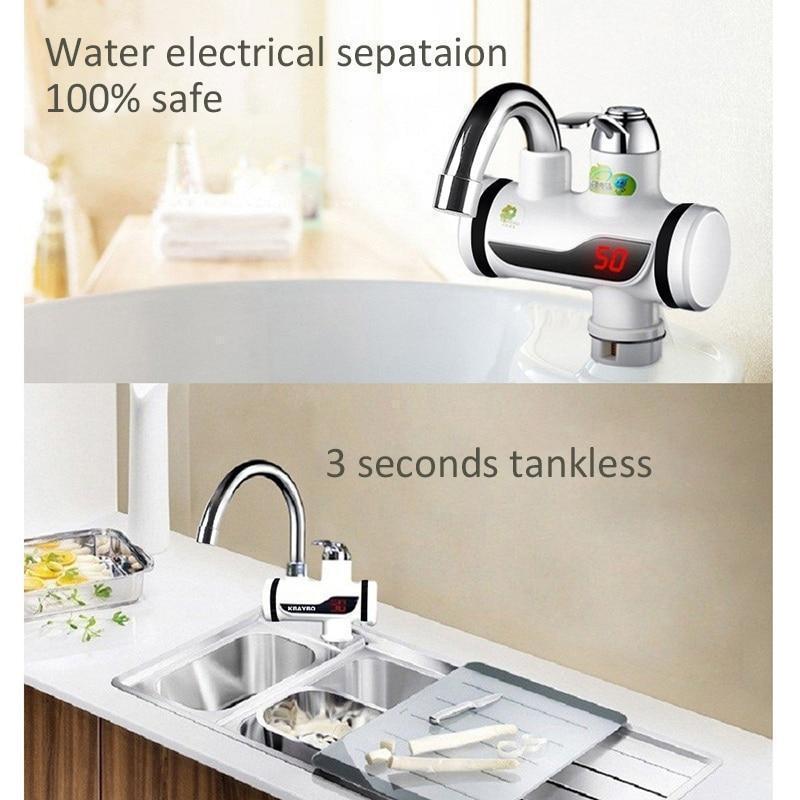 Bestsellrz® Instant Water Heating Tap Kitchen Water Heater Dispenser Faucet - Hydrove™ Electric Water Heaters Hydrove™