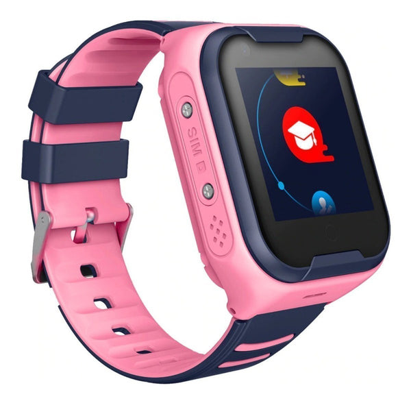 Bestsellrz® Kids Smart Watch with GPS Tracker Bluetooth and Calling - Qinitor™ Pro Smart Watches Pink Qinitor™ Pro
