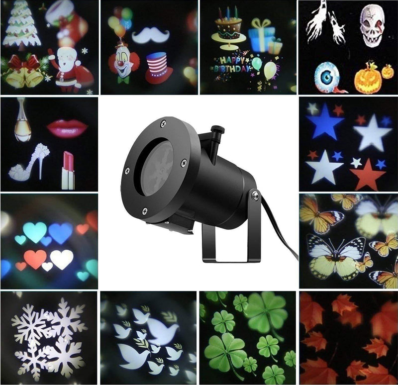 Bestsellrz® Laser Light Projector Halloween Christmas Decorative Lights -Stellixo™ LED Projector Lights With 12 Graphics Stellixo™