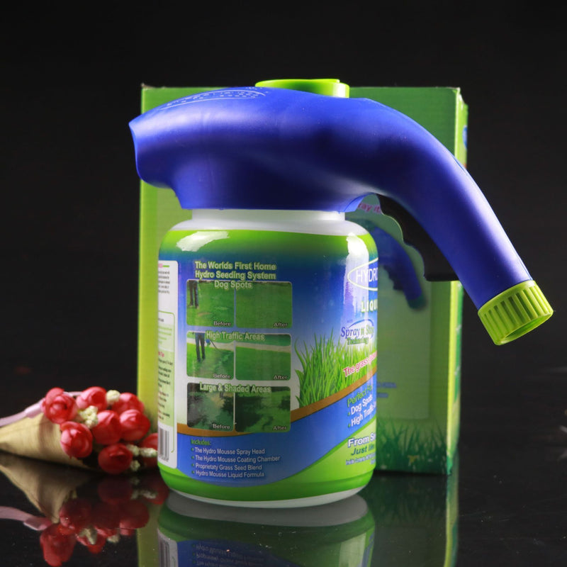 Bestsellrz® Lawn Fertilizer Sprayer Liquid for Hydroseeding - Maxsow™ Liquid Lawn Seeder Sprinkler Container + 2 Bottles Liquid Formula Maxsow™
