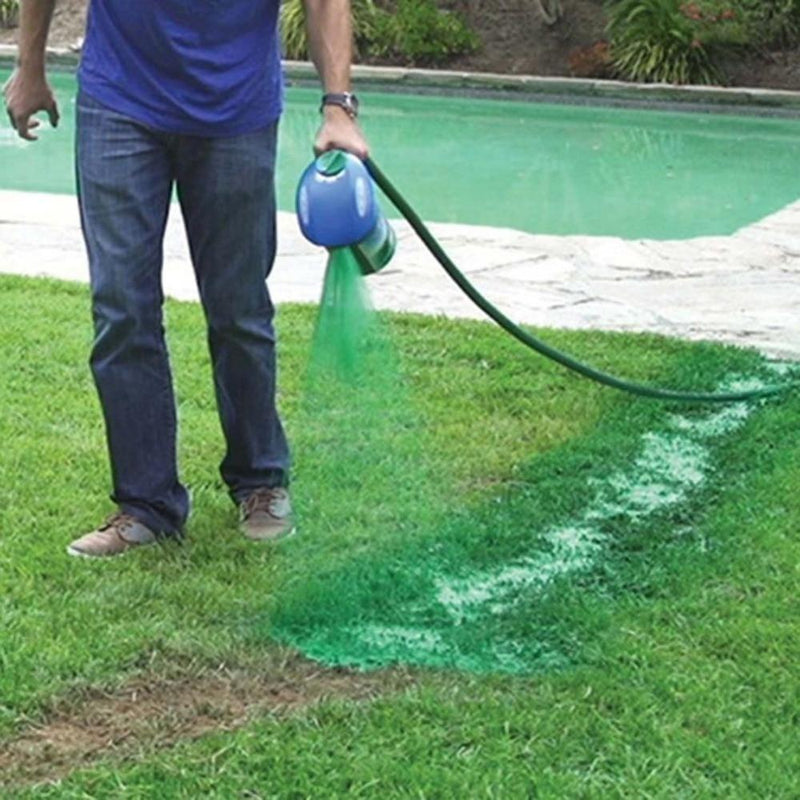 Bestsellrz® Lawn Fertilizer Sprayer Liquid for Hydroseeding - Maxsow™ Liquid Lawn Seeder Sprinkler Container + 3 Bottles Liquid Formula Maxsow™