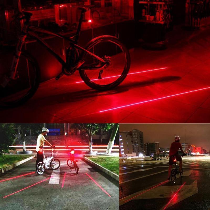 Bestsellrz® LED Bike Light Bicycle Laser Tail Light - Illuminator™ Bicycle Light Illuminator™