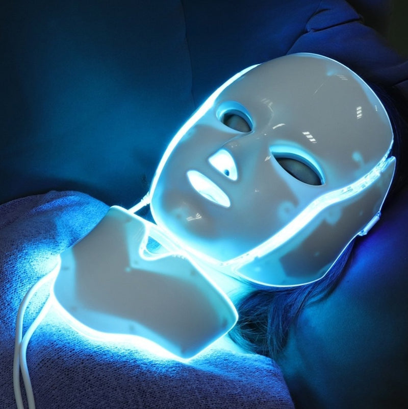 Bestsellrz® LED Face Mask Light therapy 7 color Anti Aging Acne Wrinkles Red Blue Face Skin Care Tools AU Plug / Lumask™ Pro Lumask™